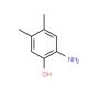 2-Amino-4,5-dimethylphenol (CAS 6623-41-2) - chemical structure image