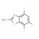 2-Amino-4,6,7-trifluorobenzothiazole - chemical structure image