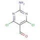 2-Amino-4,6-dichloropyrimidine-5-carboxaldehyde (CAS 5604-46-6) - chemical structure image