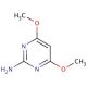 2-Amino-4,6-dimethoxypyrimidine (CAS 36315-01-2) - chemical structure image