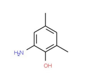 2-Amino-4,6-dimethyl-phenol (CAS 41458-65-5) - chemical structure image