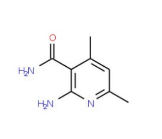 2-Amino-4,6-dimethylnicotinamide (CAS 7144-20-9) - chemical structure image