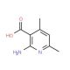 2-Amino-4,6-dimethylnicotinic acid (CAS 106837-89-2) - chemical structure image