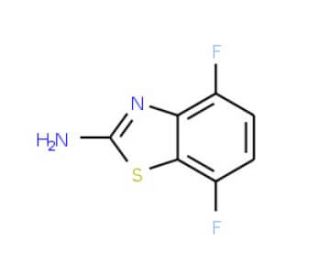 2-Amino-4,7-difluorobenzothiazole - chemical structure image