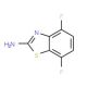 2-Amino-4,7-difluorobenzothiazole - chemical structure image