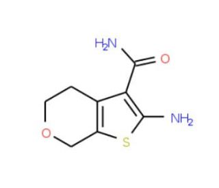 2-Amino-4,7-dihydro-5H-thieno[2,3-c]pyran-3-carboxamide - chemical structure image