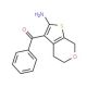 (2-Amino-4,7-dihydro-5H-thieno[2,3-c]pyran-3-yl)(phenyl)methanone - chemical structure image