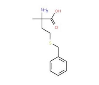 2-Amino-4-(benzylsulfanyl)-2-methylbutanoic acid - chemical structure image