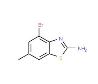 2-Amino-4-bromo-6-methylbenzothiazole (CAS 76996-16-2) - chemical structure image