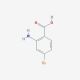 2-Amino-4-bromobenzoic acid (CAS 20776-50-5) - chemical structure image