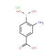 2-Amino-4-carboxylphenylboronic acid, HCl (CAS 850568-60-4) - chemical structure image
