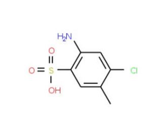 2-Amino-4-chloro-5-methylbenzenesulfonic acid (CAS 88-51-7) - chemical structure image