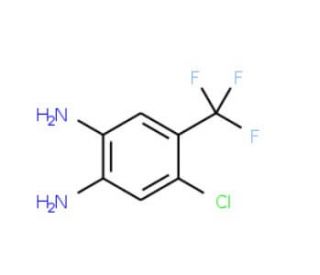 2-Amino-4-chloro-5-(trifluoromethyl)phenylamine (CAS 157590-59-5) - chemical structure image