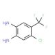 2-Amino-4-chloro-5-(trifluoromethyl)phenylamine (CAS 157590-59-5) - chemical structure image