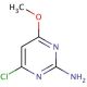 2-Amino-4-chloro-6-methoxypyrimidine (CAS 5734-64-5) - chemical structure image