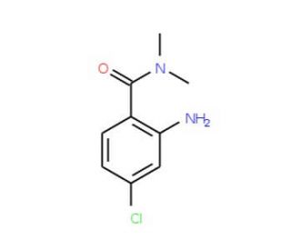 2-amino-4-chloro-N,N-dimethylbenzamide - chemical structure image