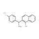 2-[Amino-(4-chloro-phenyl)-methyl]-naphthalen-1-ol hydrochloride (CAS 736173-17-4) - chemical structure image