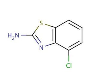 2-Amino-4-chlorobenzothiazole (CAS 19952-47-7) - chemical structure image