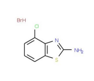 2-Amino-4-chlorobenzothiazole hydrobromide (CAS 27058-83-9) - chemical structure image