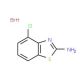 2-Amino-4-chlorobenzothiazole hydrobromide (CAS 27058-83-9) - chemical structure image