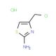 2-Amino-4-(chloromethyl)thiazole hydrochloride (CAS 59608-97-8) - chemical structure image