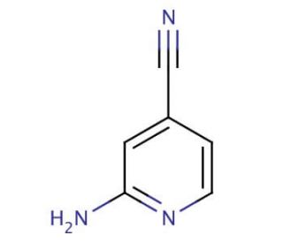 2-Amino-4-cyanopyridine (CAS 42182-27-4) - chemical structure image