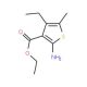 2-Amino-4-ethyl-5-methyl-thiophene-3-carboxylic acid ethyl ester 的分子结构, CAS编号: 82546-91-6 2-Amino-4-ethyl-5-methyl-thiophene-3-carboxylic acid ethyl ester (CAS 82546-91-6) - chemical structure image