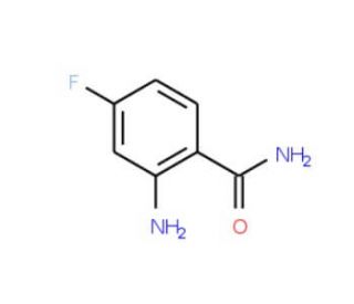 2-Amino-4-fluorobenzamide (CAS 119023-25-5) - chemical structure image