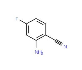 2-Amino-4-fluorobenzonitrile (CAS 80517-22-2) - chemical structure image