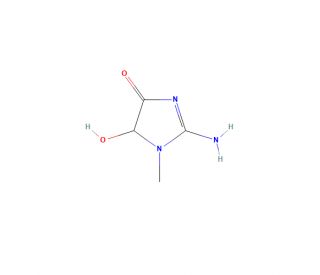2-amino-4-hydroxy-3-methyl-4H-imidazol-5-one (CAS 133882-98-1) - chemical structure image