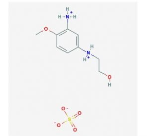 2-Amino-4-hydroxyethylamino anisole sulfate (CAS 83763-48-8) - chemical structure image