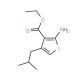 2-Amino-4-isobutyl-thiophene-3-carboxylic acid ethyl ester - chemical structure image