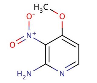 2-Amino-4-methoxy-3-nitropyridine (CAS 84487-08-1) - chemical structure image