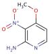 2-Amino-4-methoxy-3-nitropyridine (CAS 84487-08-1) - chemical structure image