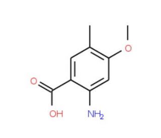 2-Amino-4-methoxy-5-methylbenzenecarboxylic acid - chemical structure image