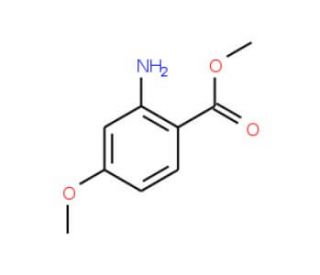 2-Amino-4-methoxy-benzoic acid methyl ester (CAS 50413-30-4) - chemical structure image