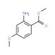 2-Amino-4-methoxy-benzoic acid methyl ester (CAS 50413-30-4) - chemical structure image