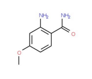 2-Amino-4-methoxybenzamide (CAS 38487-91-1) - chemical structure image