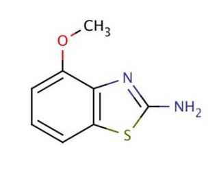 2-Amino-4-methoxybenzothiazole (CAS 5464-79-9) - chemical structure image