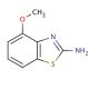 2-Amino-4-methoxybenzothiazole (CAS 5464-79-9) - chemical structure image