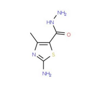 2-amino-4-methyl-1,3-thiazole-5-carbohydrazide (CAS 63788-59-0) - chemical structure image