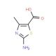 2-Amino-4-methyl-1,3-thiazole-5-carboxylic acid (CAS 67899-00-7) - chemical structure image