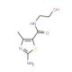 2-Amino-4-methyl-thiazole-5-carboxylic acid(2-hydroxy-ethyl)-amide - chemical structure image