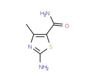 2-Amino-4-methyl-thiazole-5-carboxylic acid amide - chemical structure image