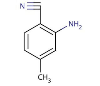 2-Amino-4-methylbenzonitrile (CAS 26830-96-6) - chemical structure image