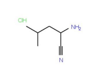 2-amino-4-methylpentanenitrile hydrochloride (CAS 72177-82-3) - chemical structure image