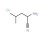 2-amino-4-methylpentanenitrile hydrochloride (CAS 72177-82-3) - chemical structure image