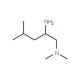 (2-amino-4-methylpentyl)dimethylamine - chemical structure image