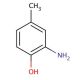 2-Amino-4-methylphenol (CAS 95-84-1) - chemical structure image