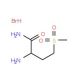 2-amino-4-(methylsulfonyl)butanamide hydrobromide - chemical structure image